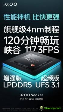 Confirmed design and specifications of iQOO Neo7 SE