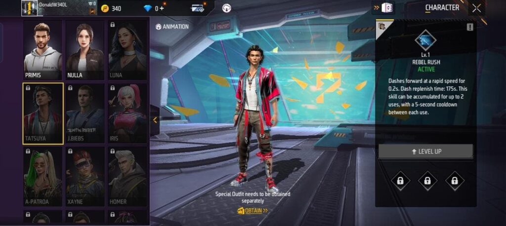 Free fire Tatsuya