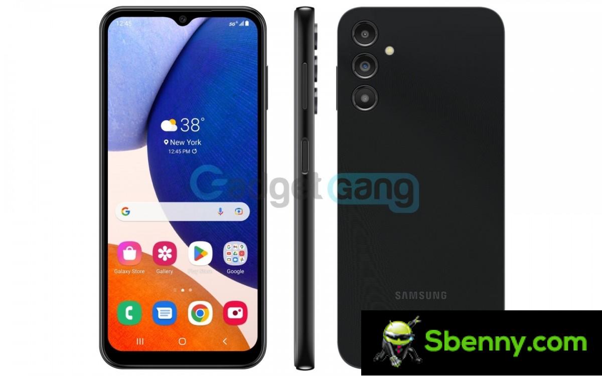 Samsung Galaxy A14 5G revealed in first press render