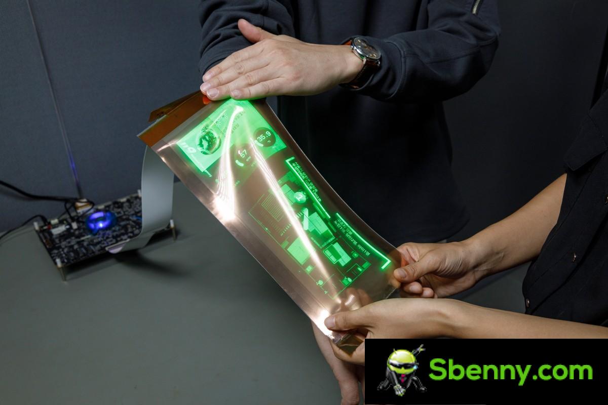 LG Display shows a 12 '' display that can stretch up to 14 ''
