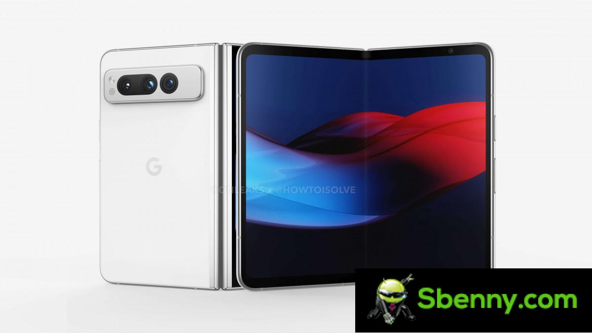 This is Google Pixel Fold in render form
