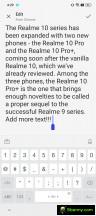 Copy and paste Android 13 - Realme UI 4.0 review