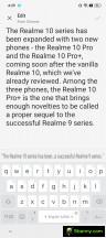 Copy and paste Android 13 - Realme UI 4.0 review