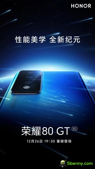 Honor V8 Pro and Honor 80 GT teasers