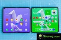 Oppo Fin N2 (left) and Oppo Find N2 (right)