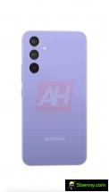 Samsung Galaxy A54 in green, purple, black and white