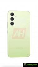 Samsung Galaxy A54 in green, purple, black and white
