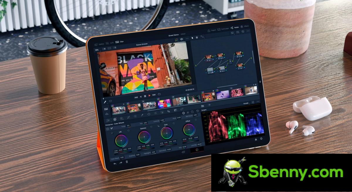 DaVinci Resolve for iPad is available on the App Store 