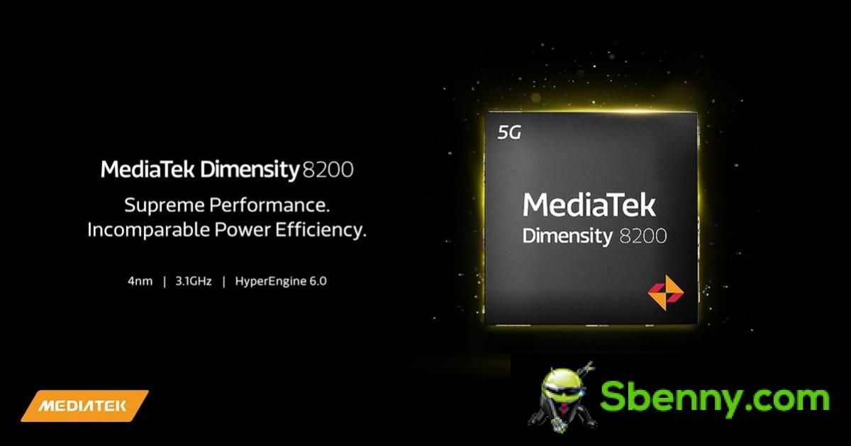 Mediatek Dimensity 8200 is official with 3.1GHz CPU and ray tracing