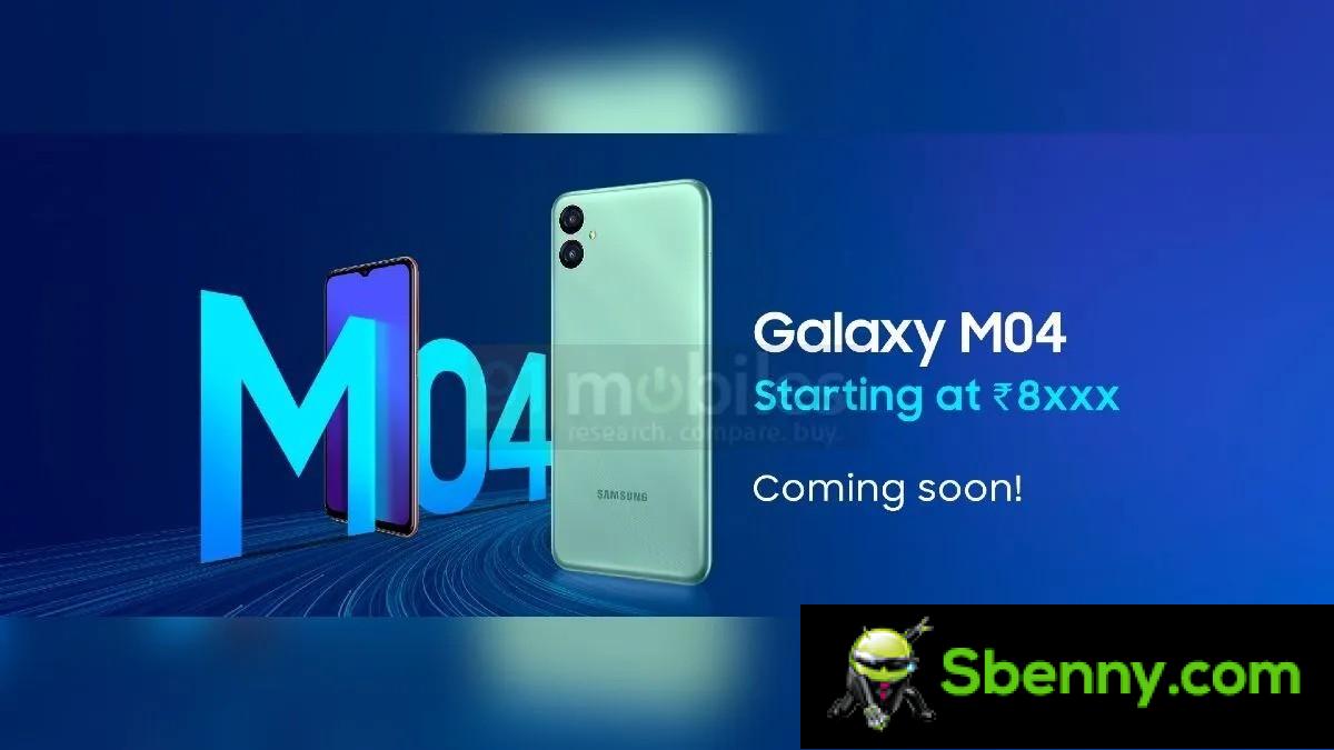 Samsung Galaxy M04 is on its way to India, price leaks