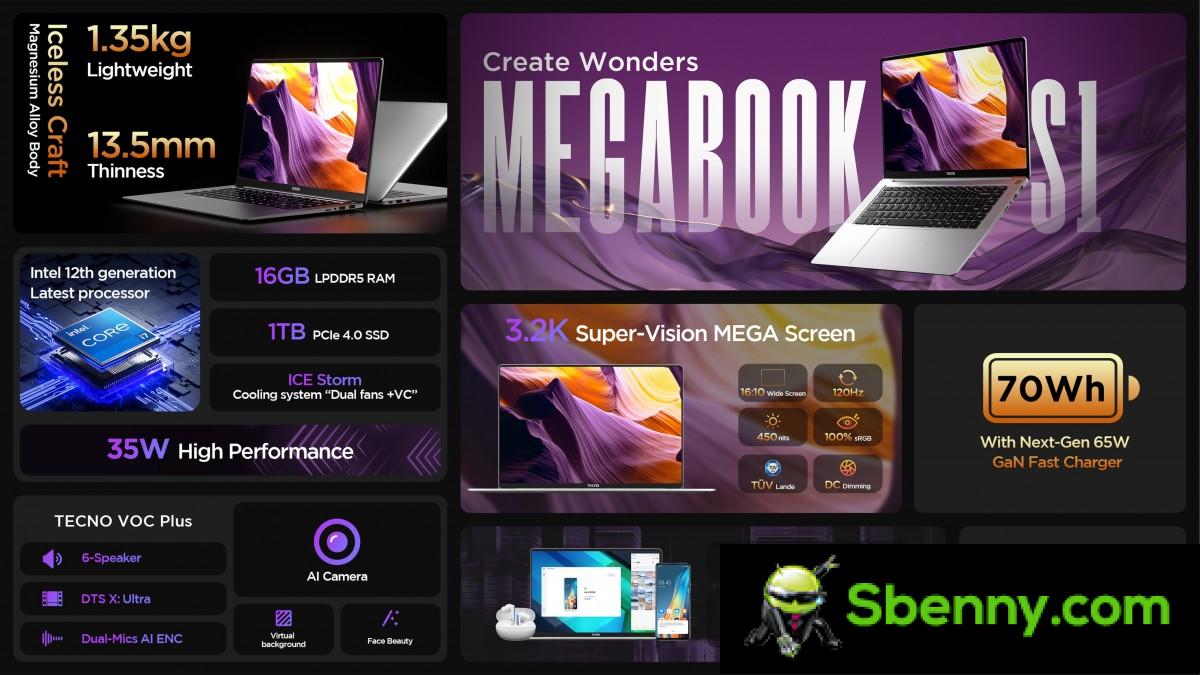 The Tecno MegaBook S1 is a 16