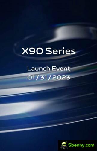 The global launch date of the vivo X90 series revealed by a leaked poster