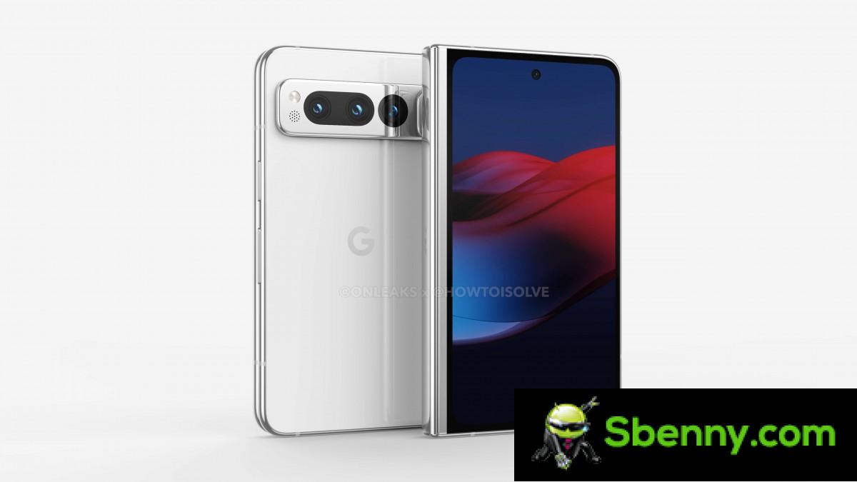 This is Google Pixel Fold in render form