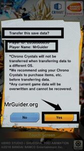 Dragon Ball Legends recovery recovery guide