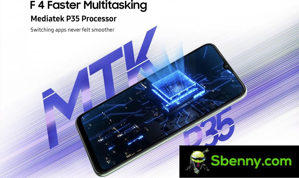 Unveiled the specifications, design and launch date of the Samsung Galaxy F04