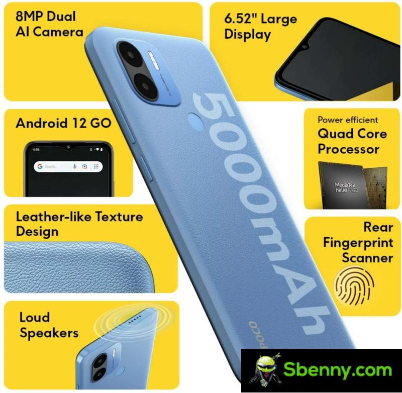 Poco C50 announced in India with 5,000mAh battery, priced at INR 6,249