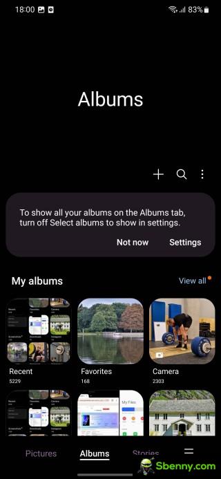 New gallery layout