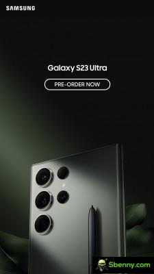 Hero colors for the Samsung Galaxy S23 series
