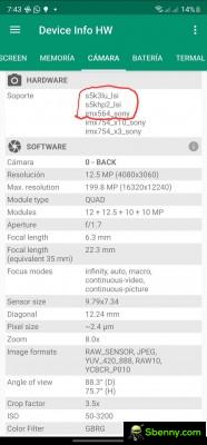 Image sensors: Galaxy S23 Ultra