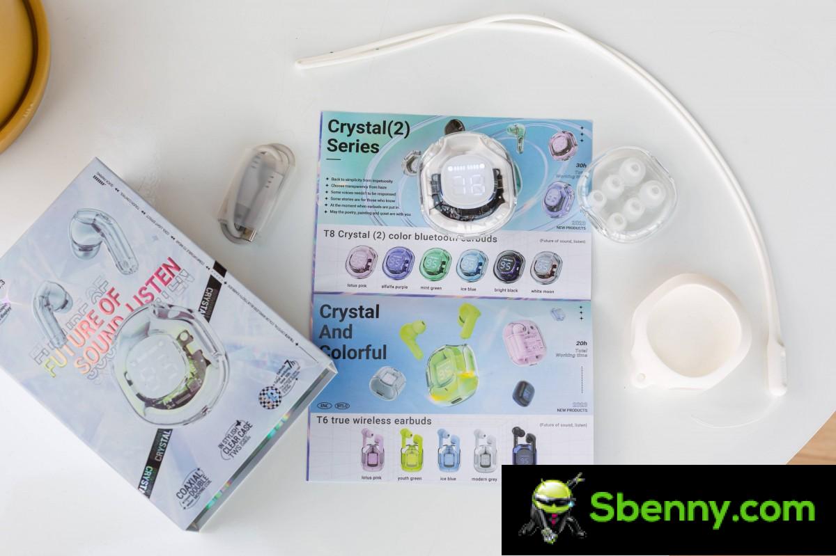 Acefast Crystal (2) T8 earphones review 