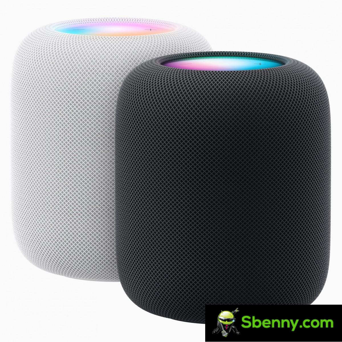 Apple announces second generation HomePod with temperature and humidity sensors