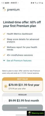 Fitbit Premium subscriptions are discounted, deal ends January 17