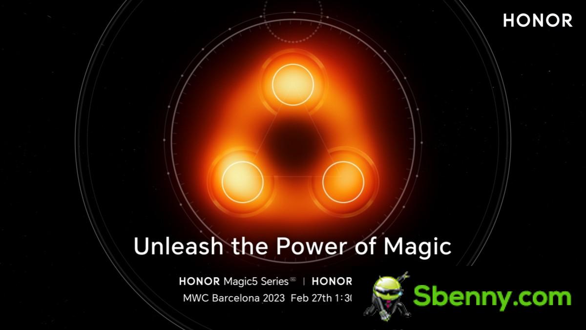 Honor confirms the February 27 MWC event for the Magic 5 series, the global launch of Magic Vs
