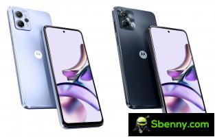 The Moto G13 and G23 look basically the same