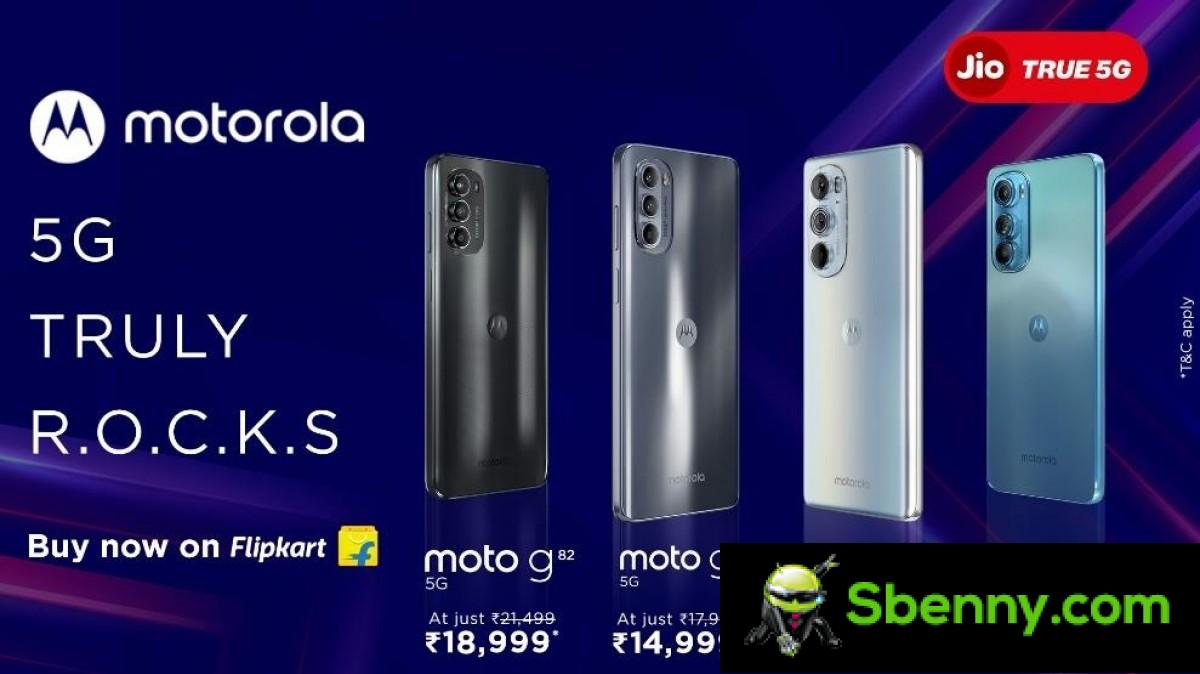 Motorola enables 5G on ten phones in India, but only for Jio True 5G