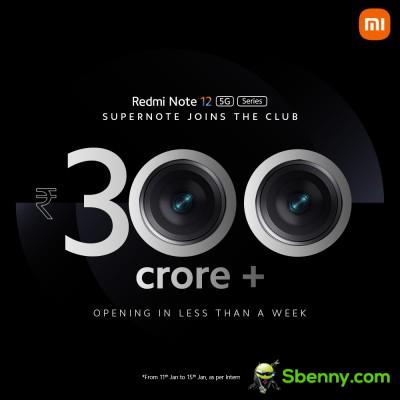 Redmi Note 12 series phones worth ₹3 billion were sold in India in less than a week