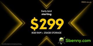 Advance pricing for the Poco X5 Pro