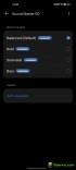 Sound settings