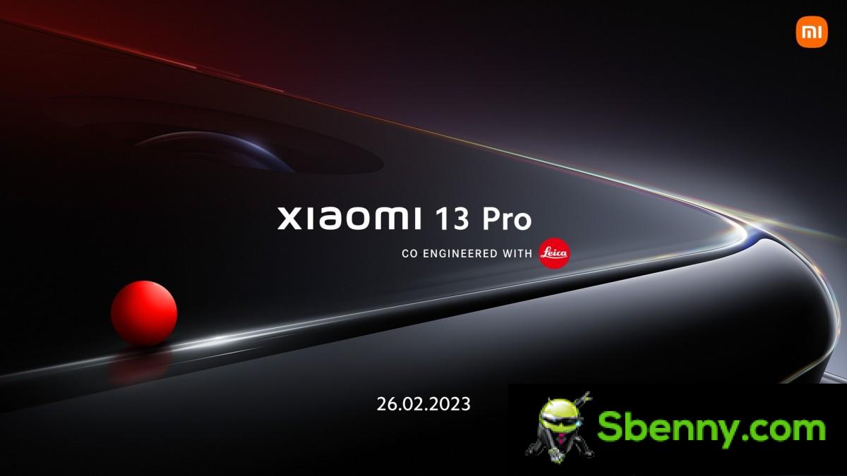 Xiaomi 13 Pro will take the next step towards the global launch on February 26th