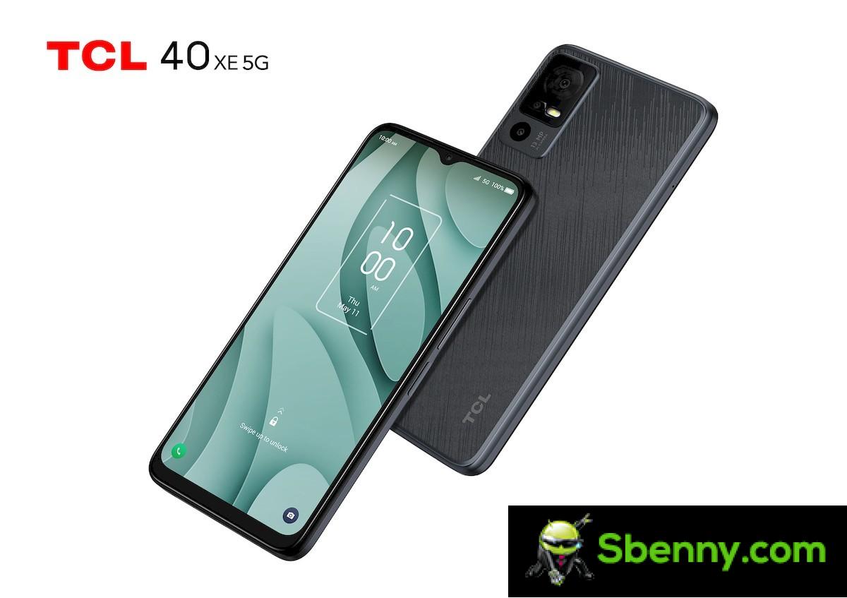 The TCL 40 XE is the company's new cheapest 5G phone, 40 X and 40 XL join the MWC