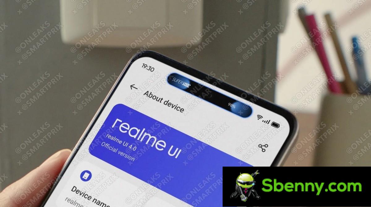 Realme's version of Apple's Dynamic Island shown in leaked images