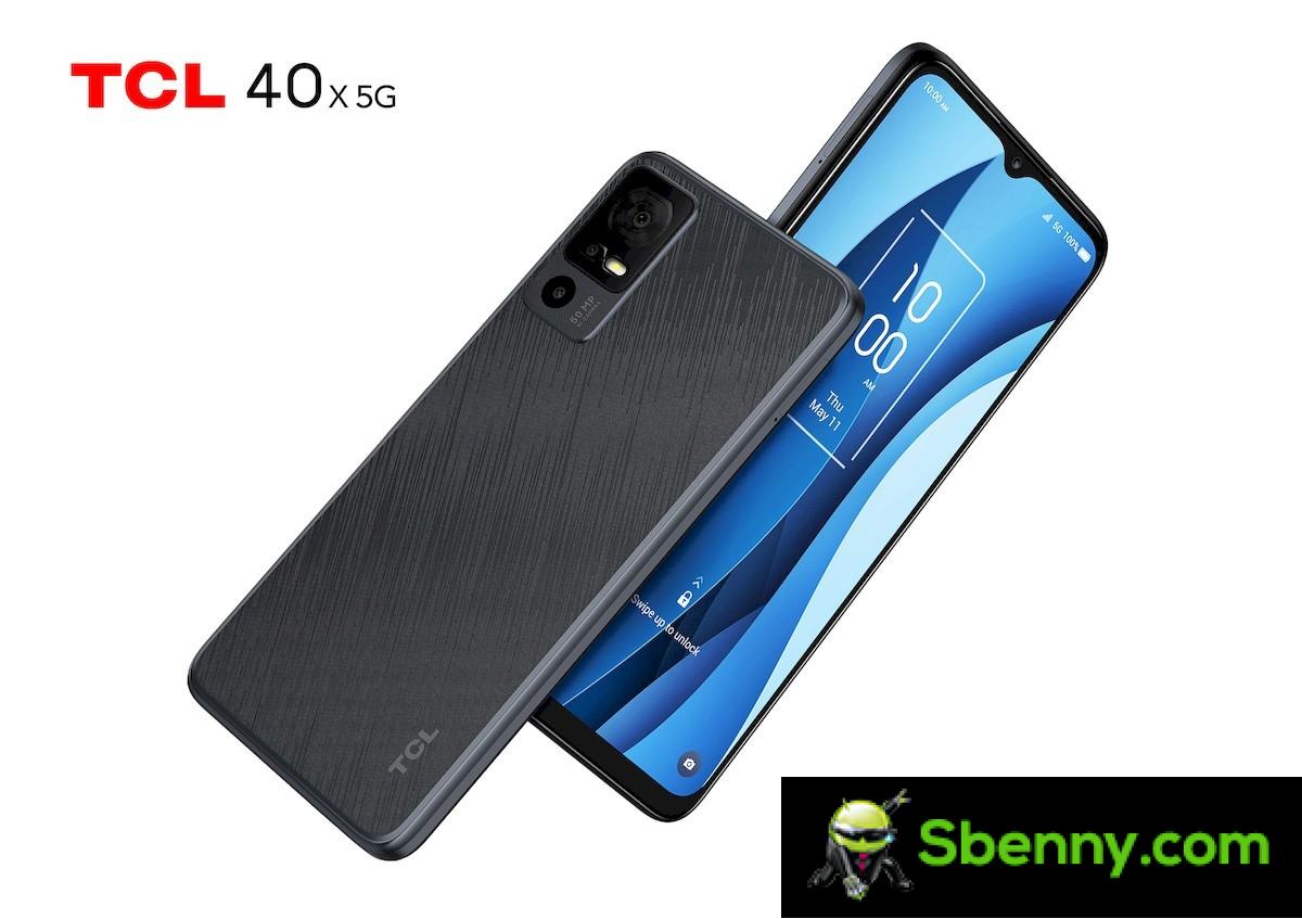The TCL 40 XE is the company's new cheapest 5G phone, 40 X and 40 XL join the MWC