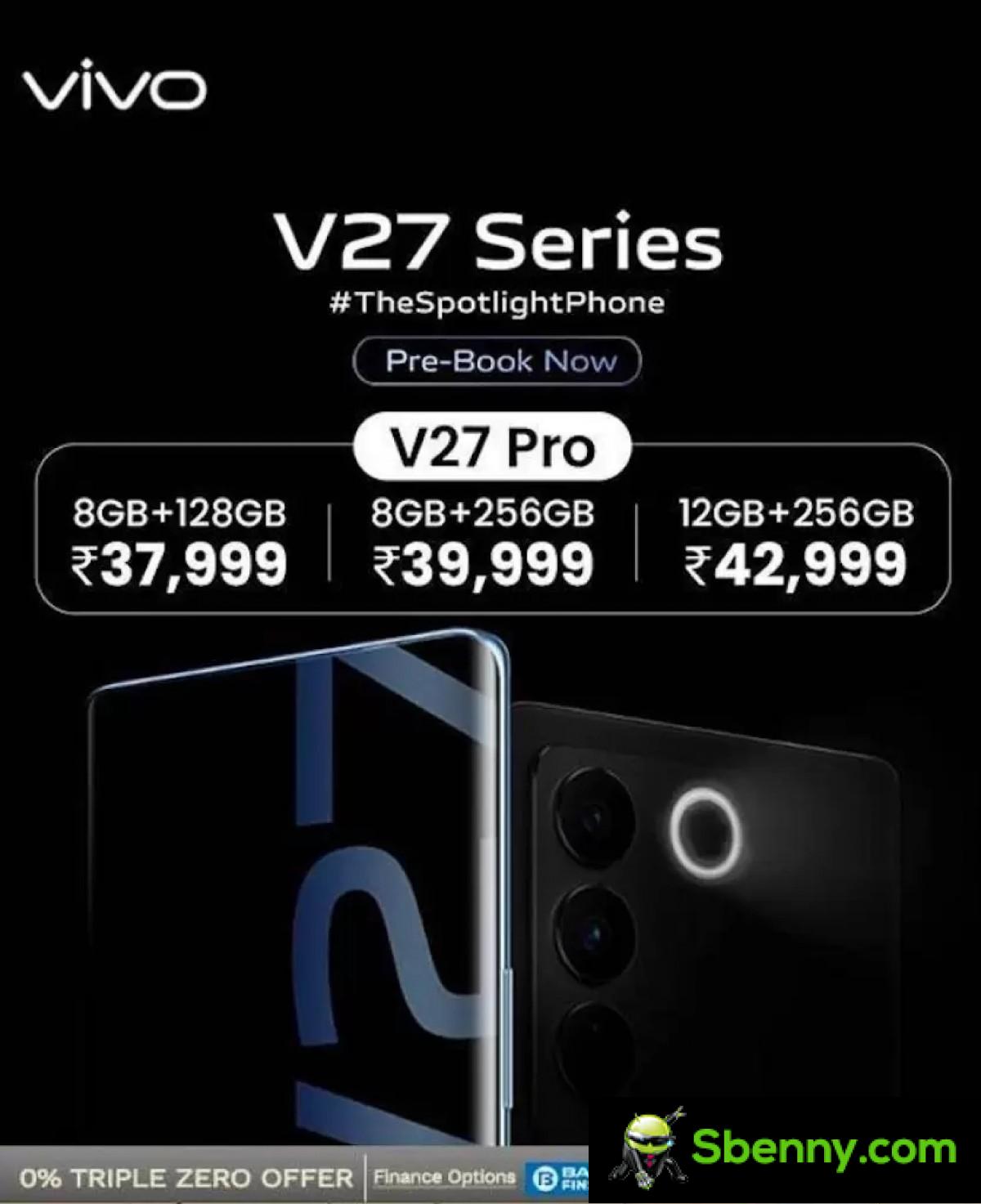 Vivo V27 Pro pricing and specs leaked ahead of launch