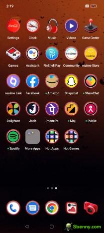 Realme 10 Pro 5G Coca-Cola Edition custom app icons