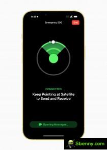 Apple Emergency SOS via satellite