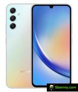 Samsung Galaxy A34 in Awesome Silver