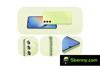 Official Samsung Galaxy A34 colours