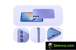 Official Samsung Galaxy A34 colours