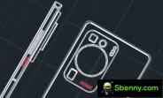 The design scheme shows the Dynamic Island-like selfie module on the Huawei P60 Pro