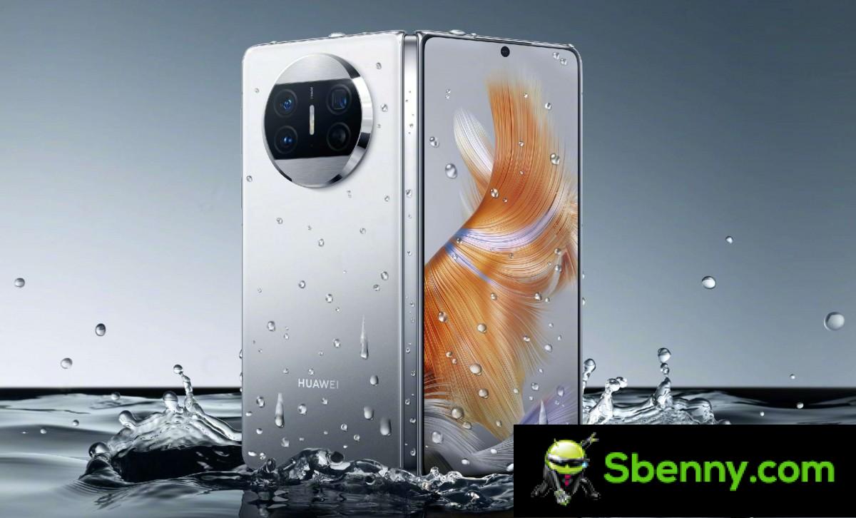 The Huawei Mate X3 is waterproof and weighs just 239g