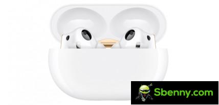Huawei Freebuds 2 Pro+ heart rate sensor and charging case