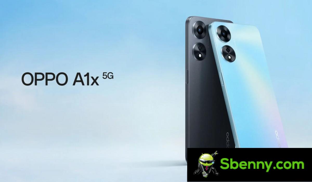 Oppo A1x announced with Dimensity 700 and 5,000 mAh battery