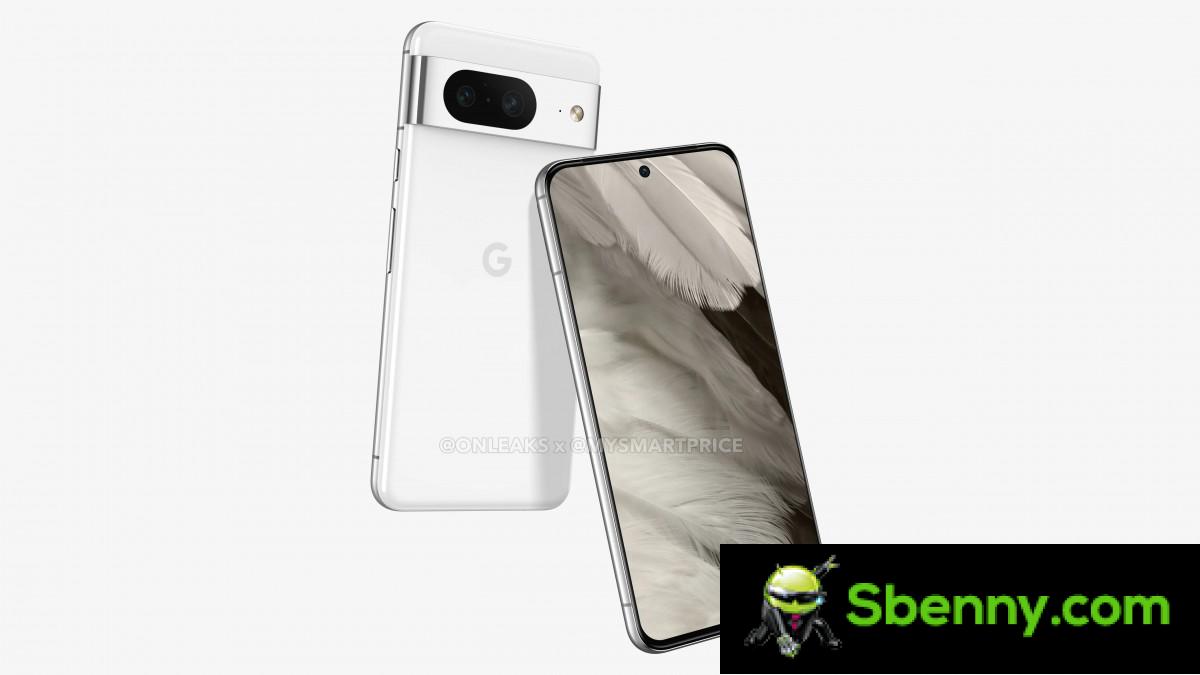 Pixel 8 renders also emerge, suggesting a smaller footprint