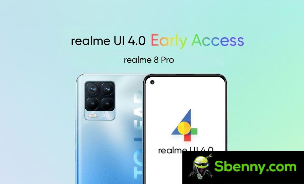 Realme 8 Pro gets early access to Realme UI 4.0