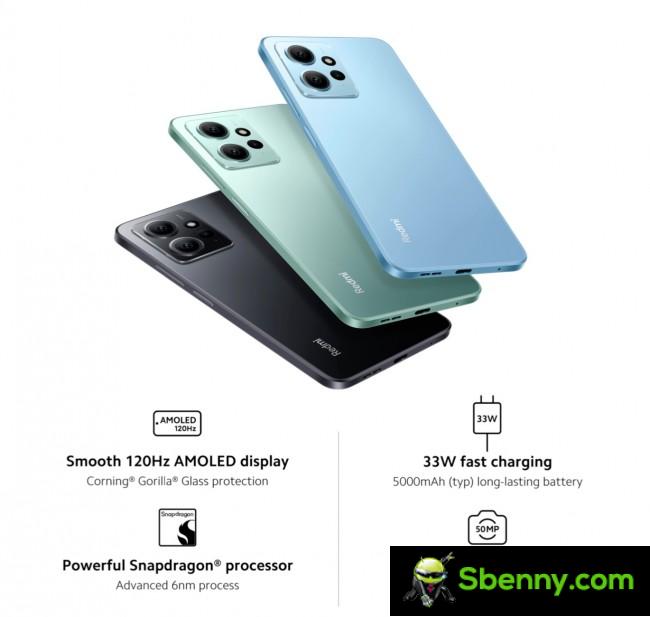 Redmi Note 12 4G main specifications