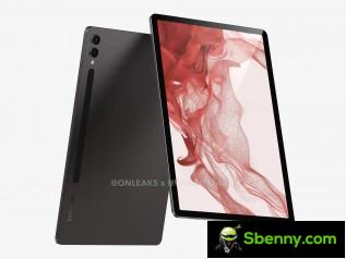 Leaked renders of Samsung Galaxy Tab S9+